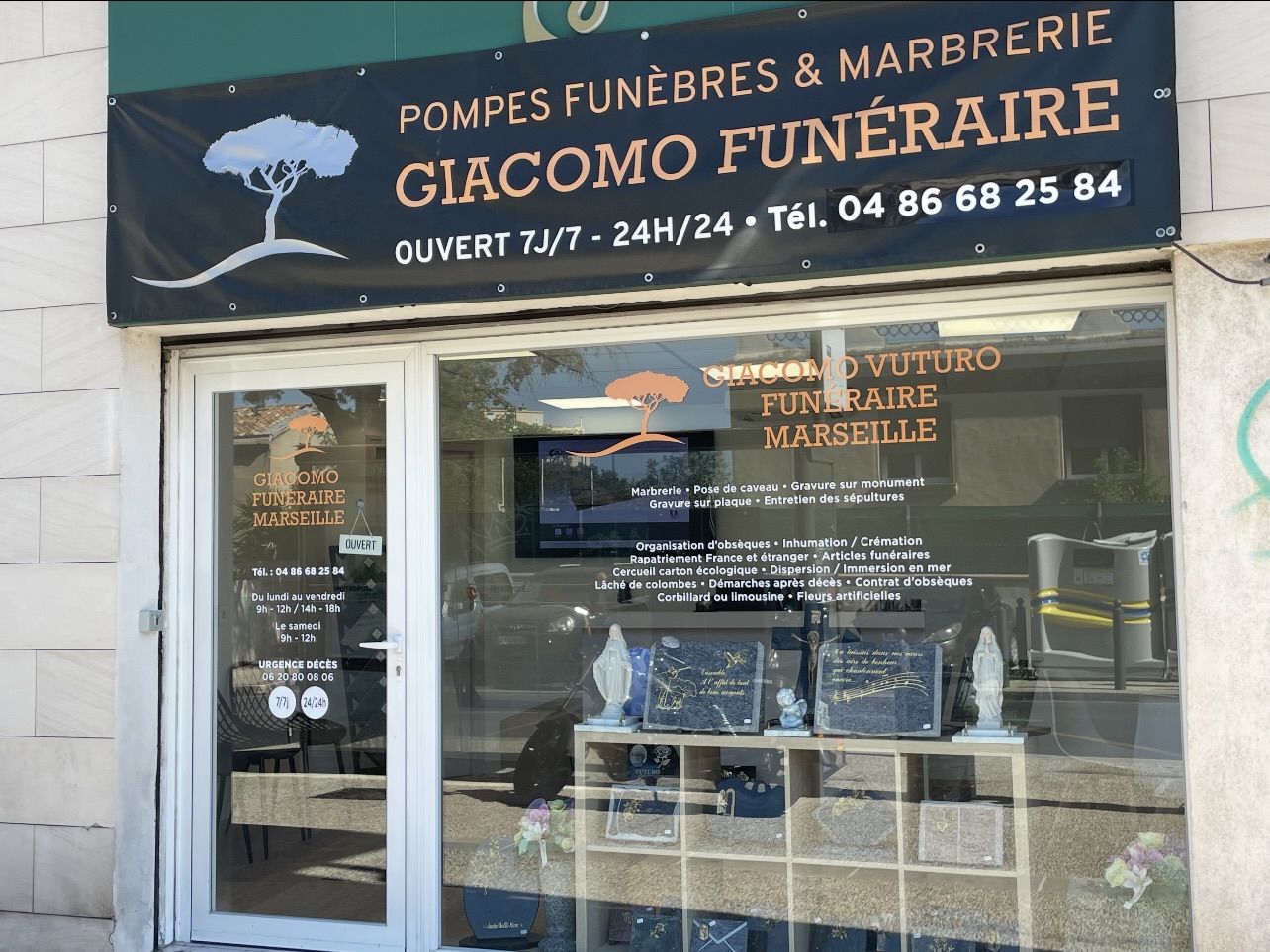 Photo de Pompes Funèbres et Marbrerie GIACOMO Funéraire